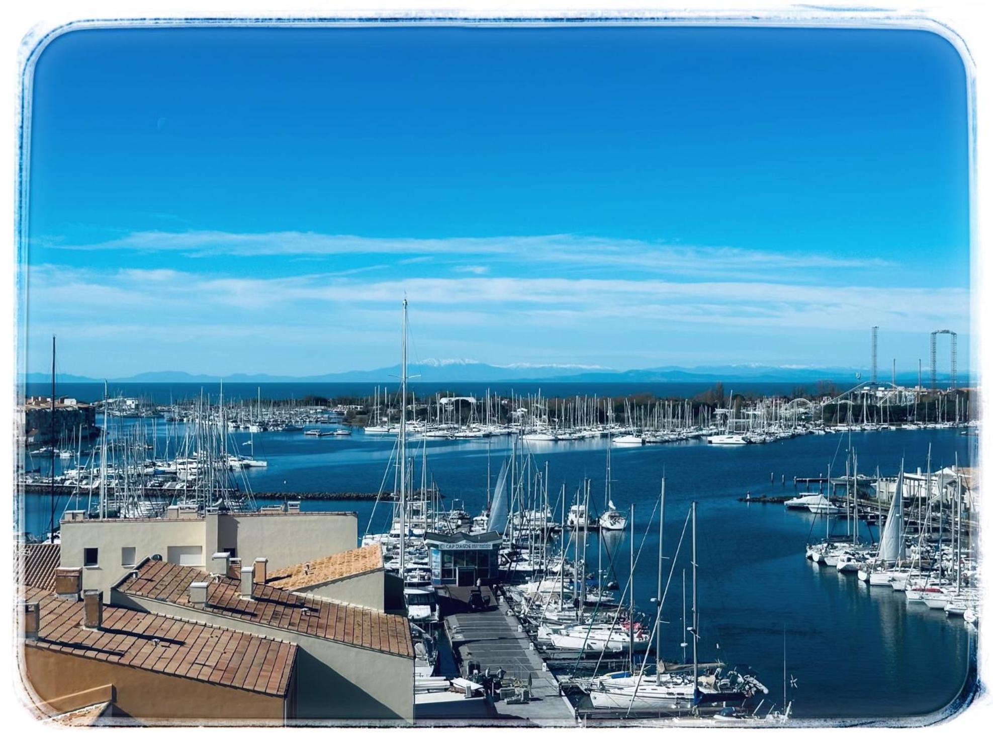 Centre Port,Vue Panoramique,Clim,Balcon,Wifi Διαμέρισμα Agde Εξωτερικό φωτογραφία